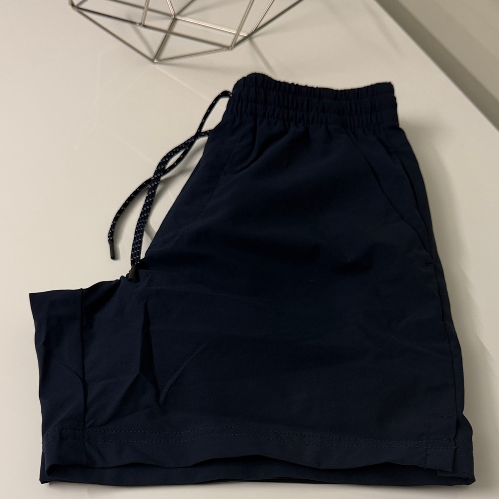 Classic Navy Drawstring Shorts